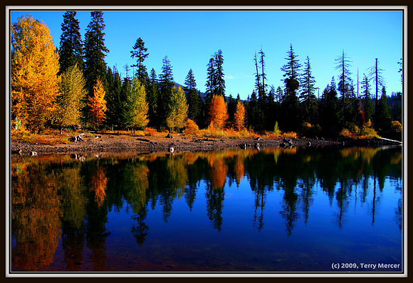 Reflecting on Fish Lake (Oregon) - November 2009 - IMG_4694