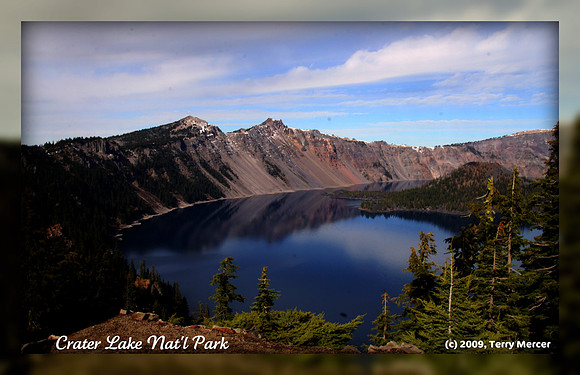 Crater lake Nat'l Park - IMG_4501 - Framed