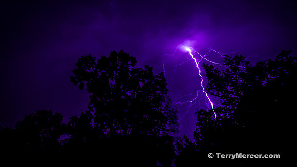 Lightning bolts...