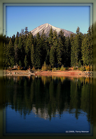 Mt. McLoughlin (aka Mt. Pitt) - as seen from the far bank of Fish Lake - IMG_4766